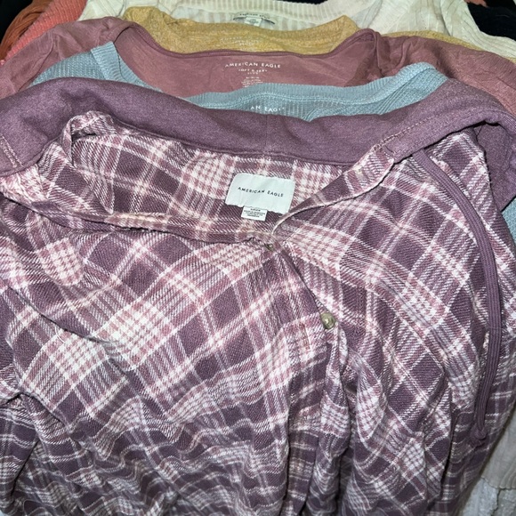 American Eagle Long sleeve tops BUNDLE - Picture 3 of 12